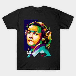 Ilse Werner In Wpap Pop Art T-Shirt